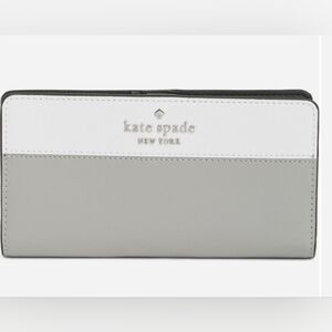 Kate Spade Gray and White Wallet